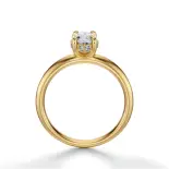 Pierścionek owalny diament hidden halo SBPZ_068